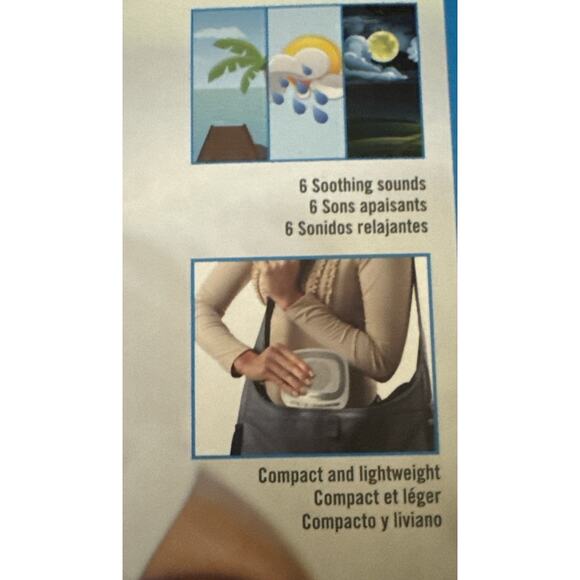 Homedics MyBaby Sound Spa Portable White Noise Machine for Babies MYB-S205 - Picture 6 of 6